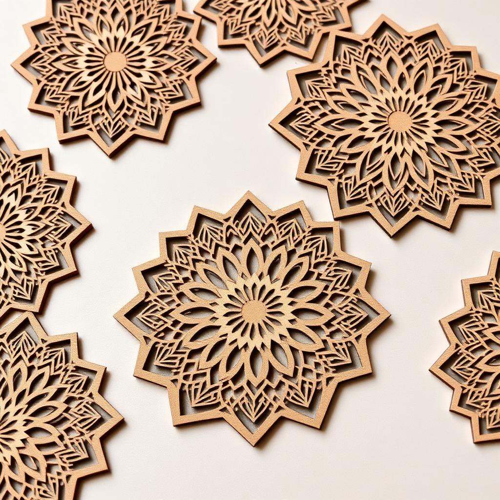 Peças decorativas em MDF